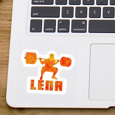 Sticker Weightlifter Lena Image