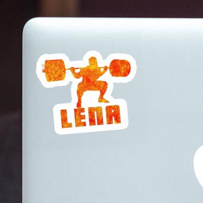 Weightlifter Sticker Lena Image