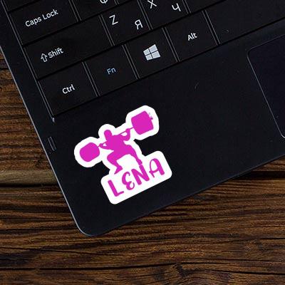 Lena Sticker Weightlifter Image