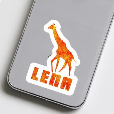 Lena Aufkleber Giraffe Laptop Image