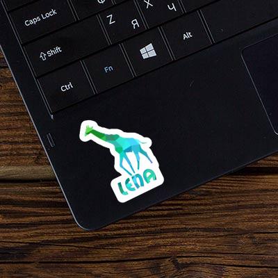 Sticker Lena Giraffe Laptop Image