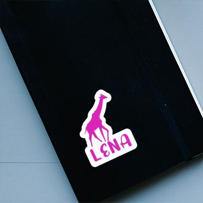 Autocollant Girafe Lena Notebook Image