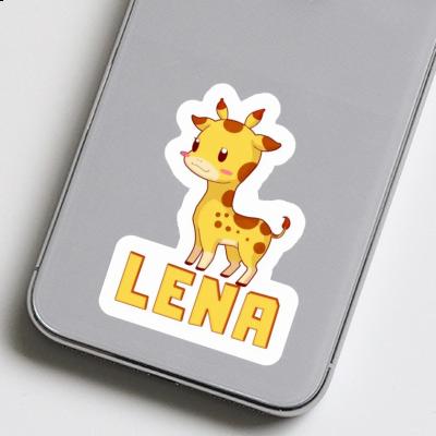 Autocollant Girafe Lena Laptop Image