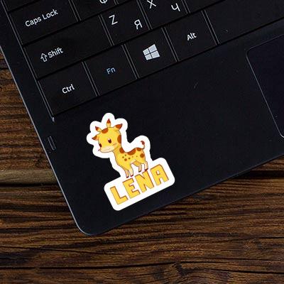 Aufkleber Lena Giraffe Laptop Image