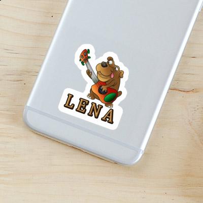 Lena Sticker Guitarist Image