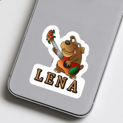 Lena Autocollant Chien guitariste Gift package Image