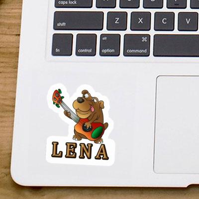 Lena Autocollant Chien guitariste Gift package Image