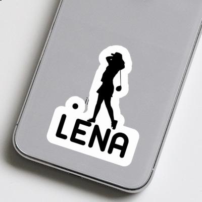 Lena Autocollant Golfeuse Laptop Image