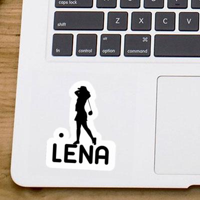 Lena Sticker Golfer Image