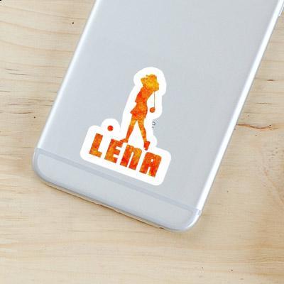 Sticker Golferin Lena Gift package Image