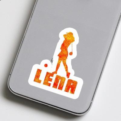 Sticker Golferin Lena Gift package Image