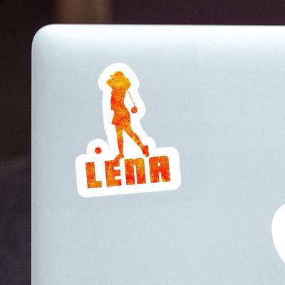 Sticker Lena Golfer Gift package Image