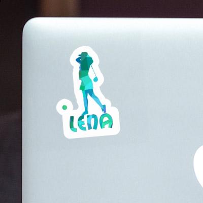 Sticker Lena Golfer Image