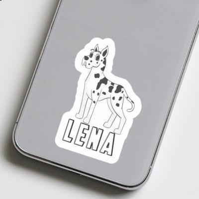 Great Dane Dog Sticker Lena Notebook Image