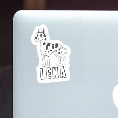 Lena Sticker Dogge Laptop Image