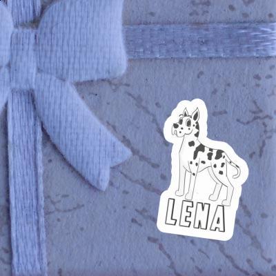 Lena Autocollant Chien Grand Danois Gift package Image