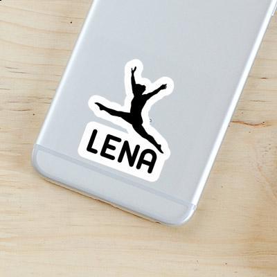 Lena Sticker Gymnast Laptop Image