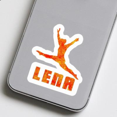 Lena Sticker Gymnast Notebook Image