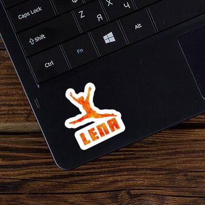 Lena Sticker Gymnast Laptop Image