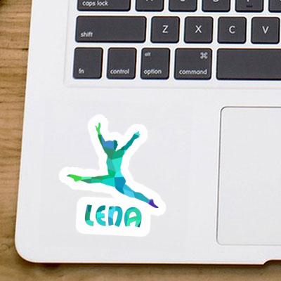 Lena Sticker Gymnast Notebook Image