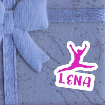 Lena Sticker Gymnast Notebook Image