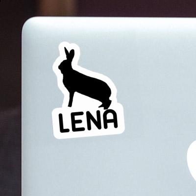 Kaninchen Sticker Lena Laptop Image