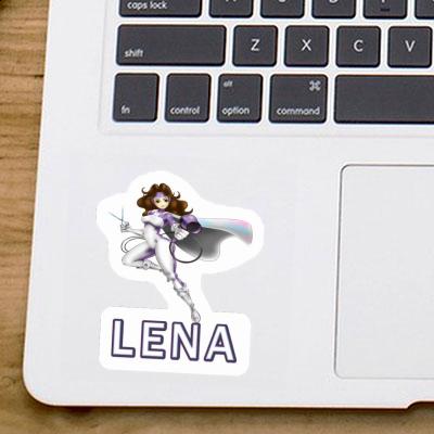 Lena Sticker Hairdresser Notebook Image