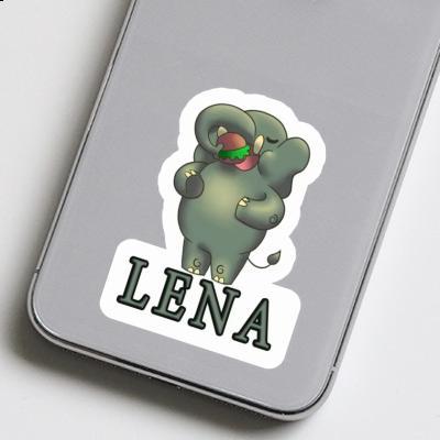 Lena Sticker Elephant Notebook Image