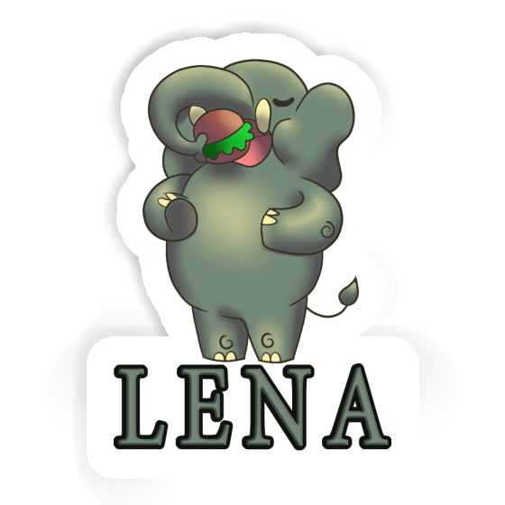 Lena Sticker Elephant Notebook Image