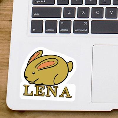 Lena Sticker Rabbit Laptop Image