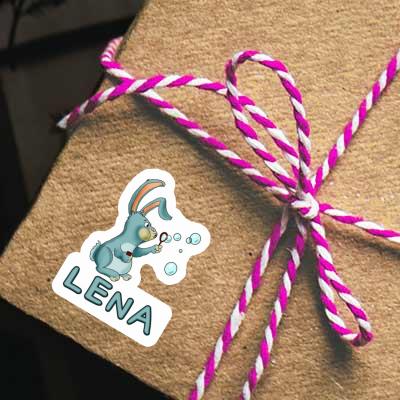 Lena Sticker Hare Notebook Image