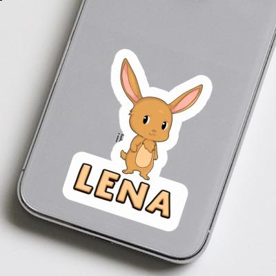 Lena Autocollant Lapin de Pâques Laptop Image