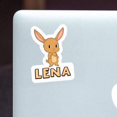 Lena Autocollant Lapin de Pâques Laptop Image