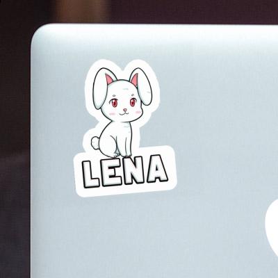 Lena Sticker Bunny Laptop Image