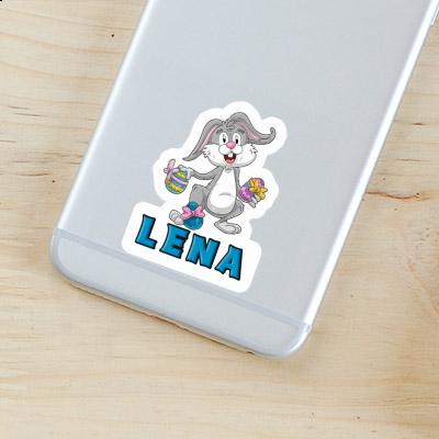 Lena Sticker Easter Bunny Laptop Image