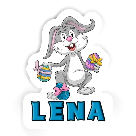 Lena Sticker Easter Bunny Laptop Image