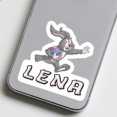 Rugby rabbit Sticker Lena Image