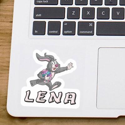 Rugby rabbit Sticker Lena Image