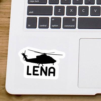 Sticker Lena Helicopter Notebook Image