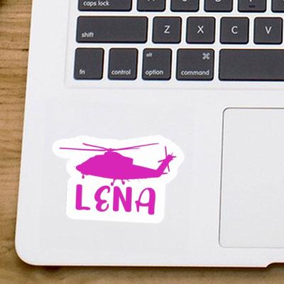 Sticker Lena Helikopter Notebook Image