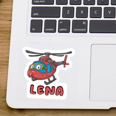 Lena Sticker Helicopter Laptop Image