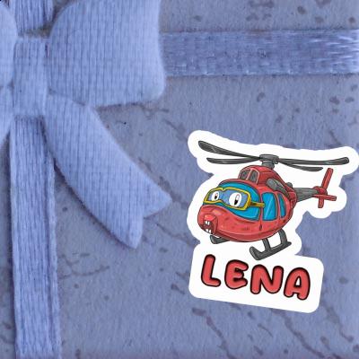 Lena Sticker Helicopter Image