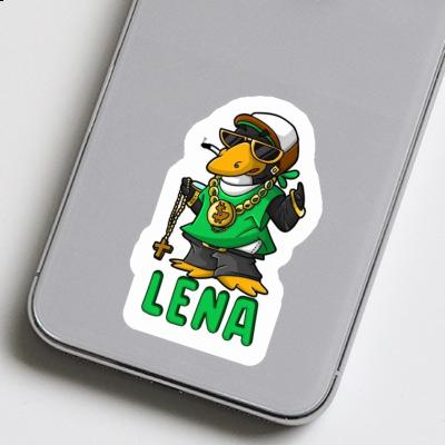 Sticker Lena Hip-Hop Penguin Notebook Image