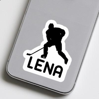 Hockey Player Sticker Lena Image