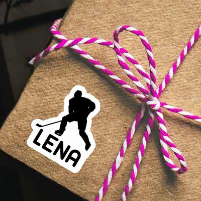 Hockey Player Sticker Lena Laptop Image