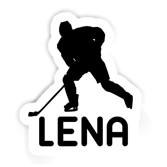 Autocollant Joueur de hockey Lena Laptop Image