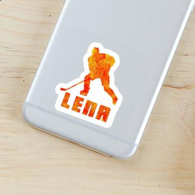 Eishockeyspieler Sticker Lena Notebook Image