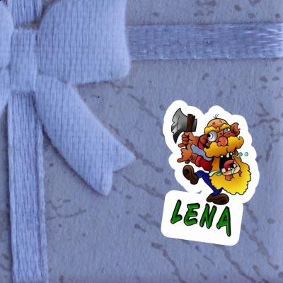 Lena Sticker Forester Laptop Image