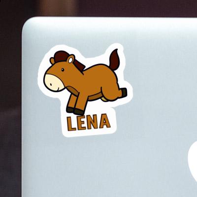 Lena Sticker Horse Notebook Image