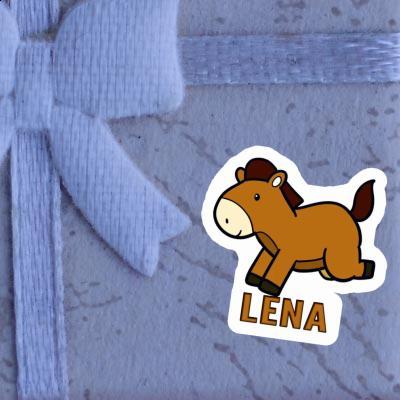 Lena Sticker Horse Notebook Image